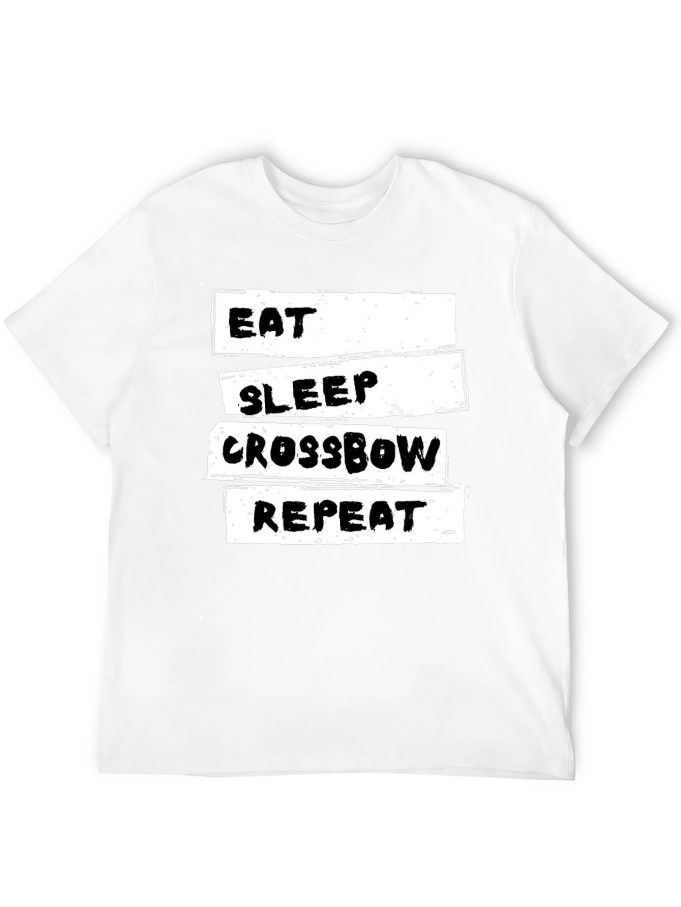 Black Eat Sleep Crossbow Repeat T-Shirt view 12