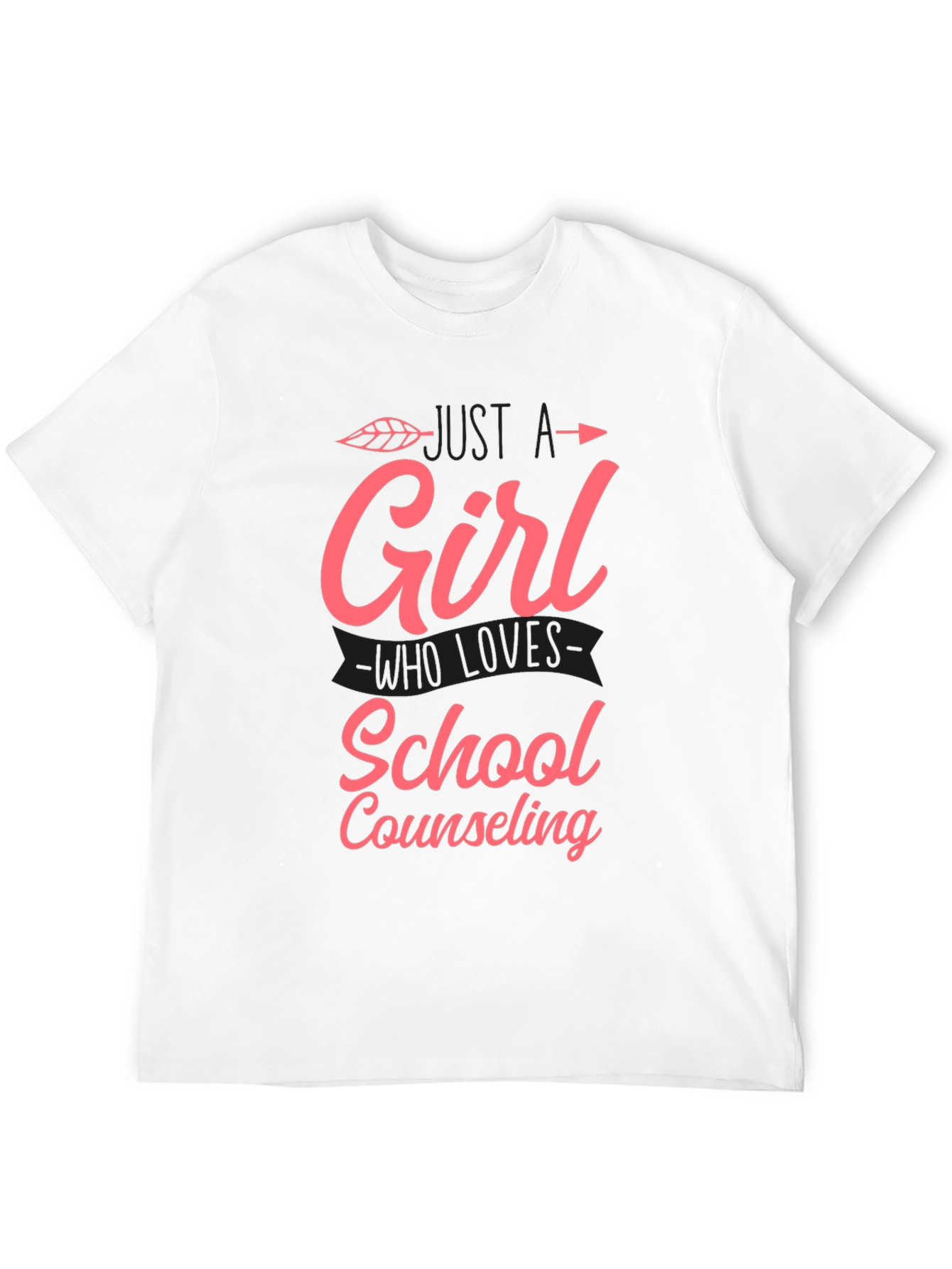 Black Girl Who Loves School Counseling T-Shirt view 12