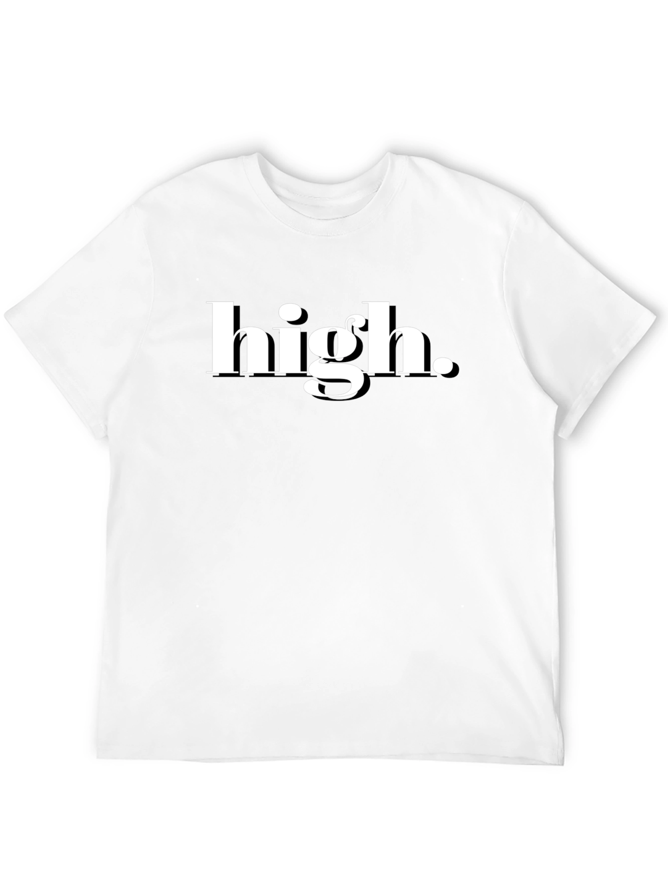 Black High. Black Graphic Tee - Statement T-Shirt view 12