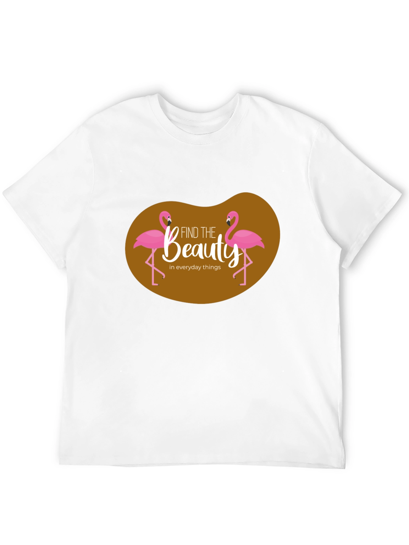 Black Find Beauty Flamingo Graphic T-Shirt view 12