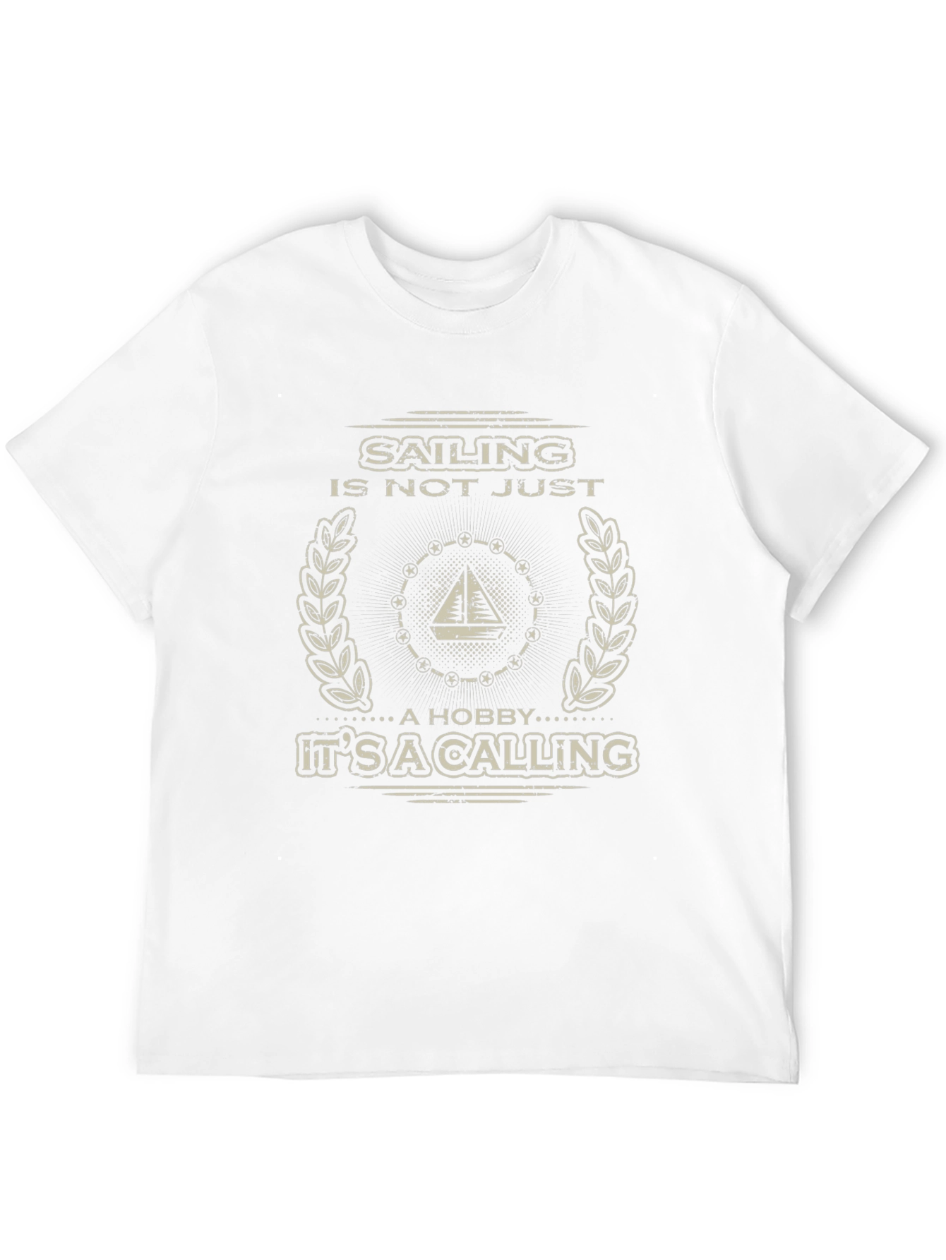 Black Sailing Calling Graphic Tee | Sailor Gift view 12