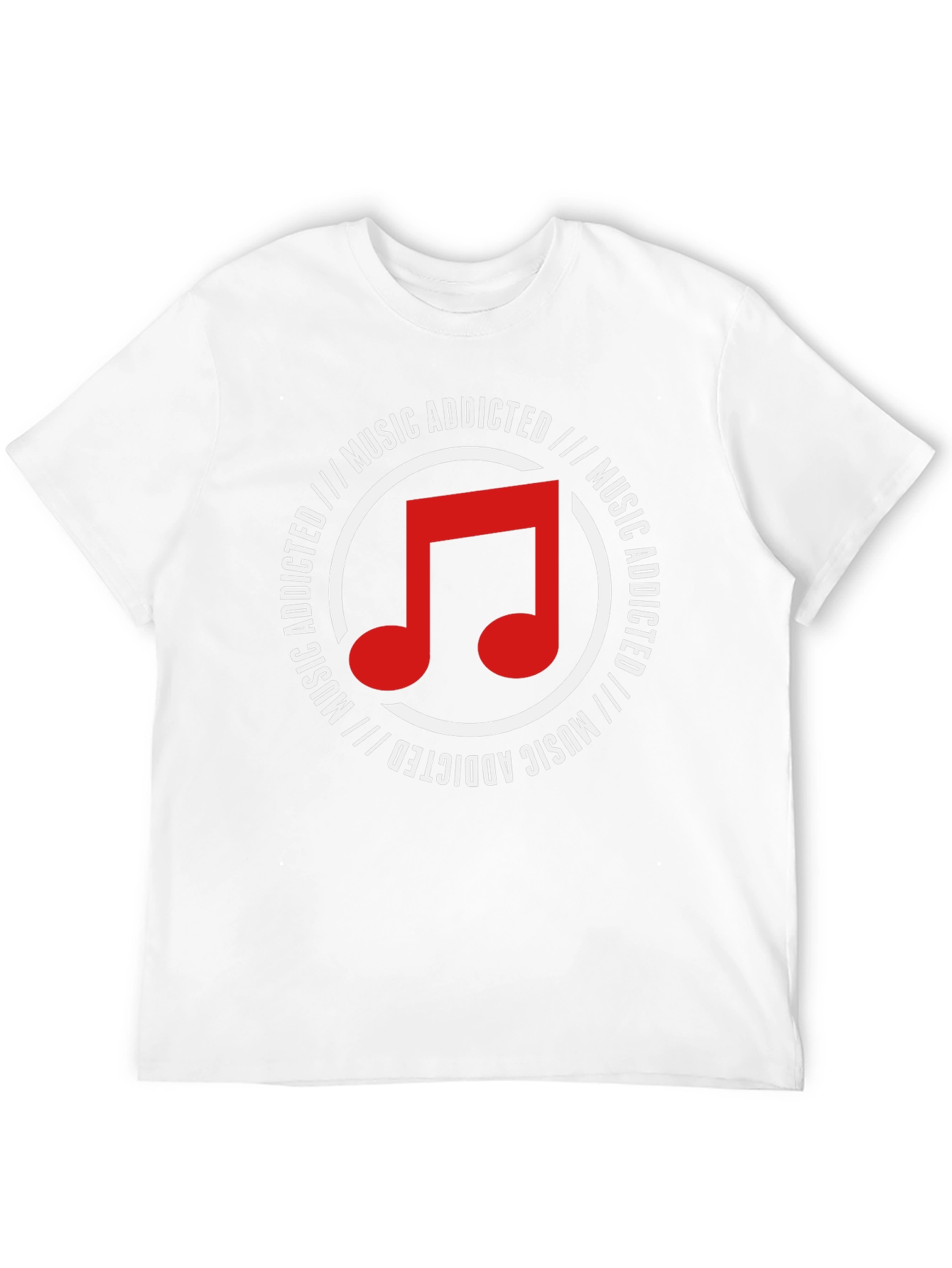 Black Music Addicted Graphic T-Shirt view 12
