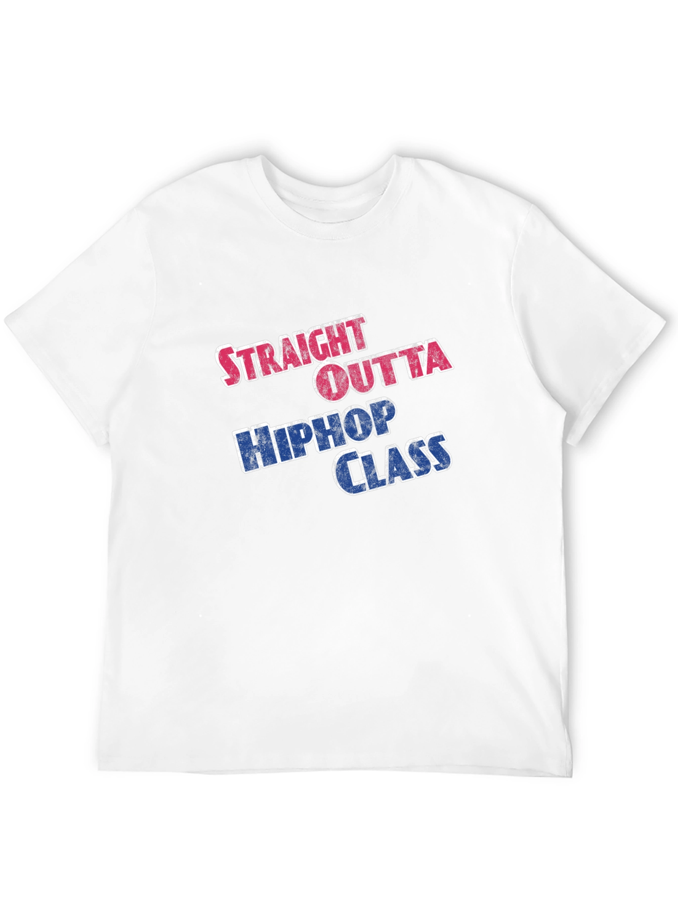 Black Straight Outta Hip Hop Class T-Shirt view 12
