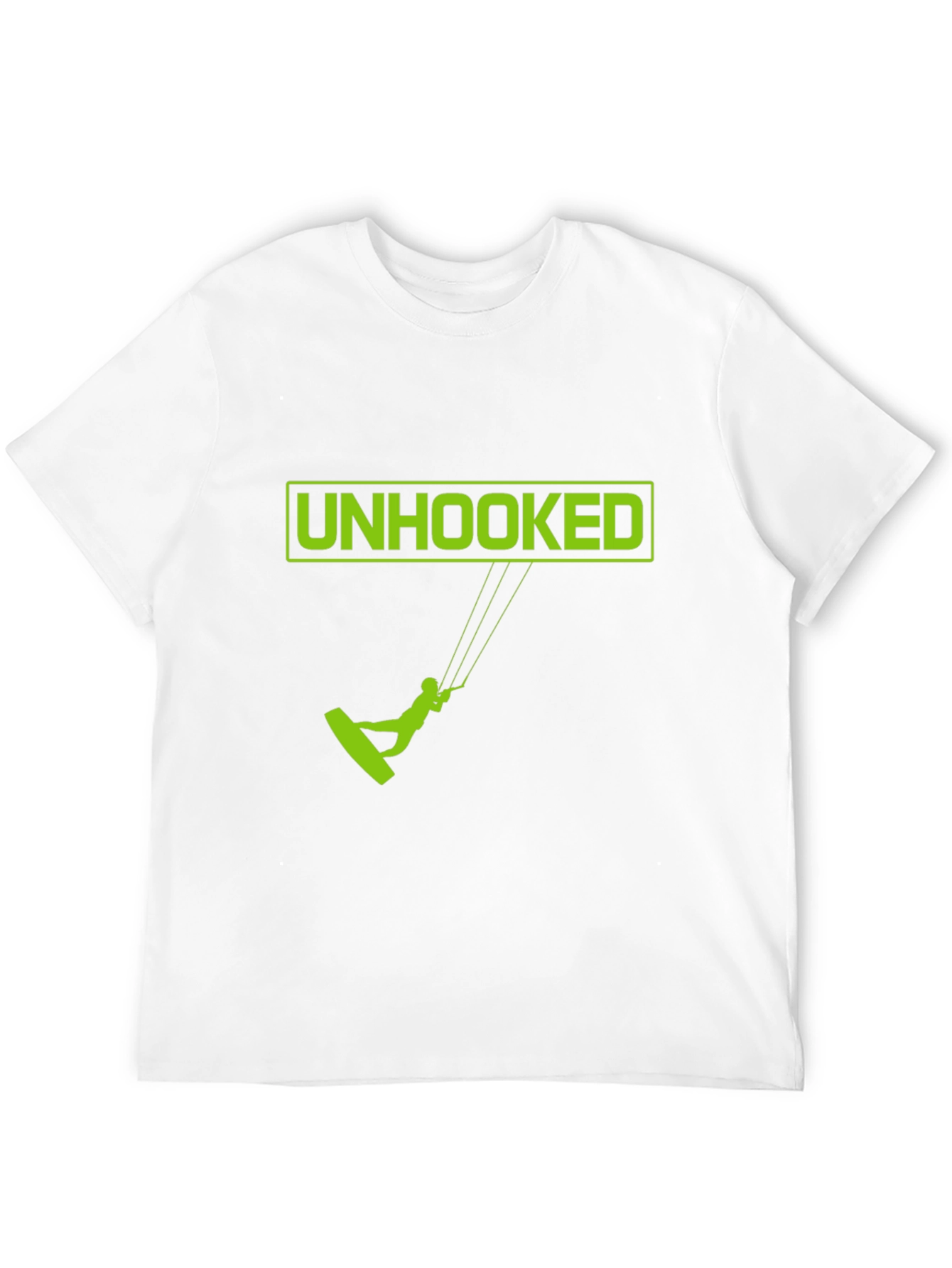 Black Unhooked Kitesurfing Graphic Tee - Black view 12