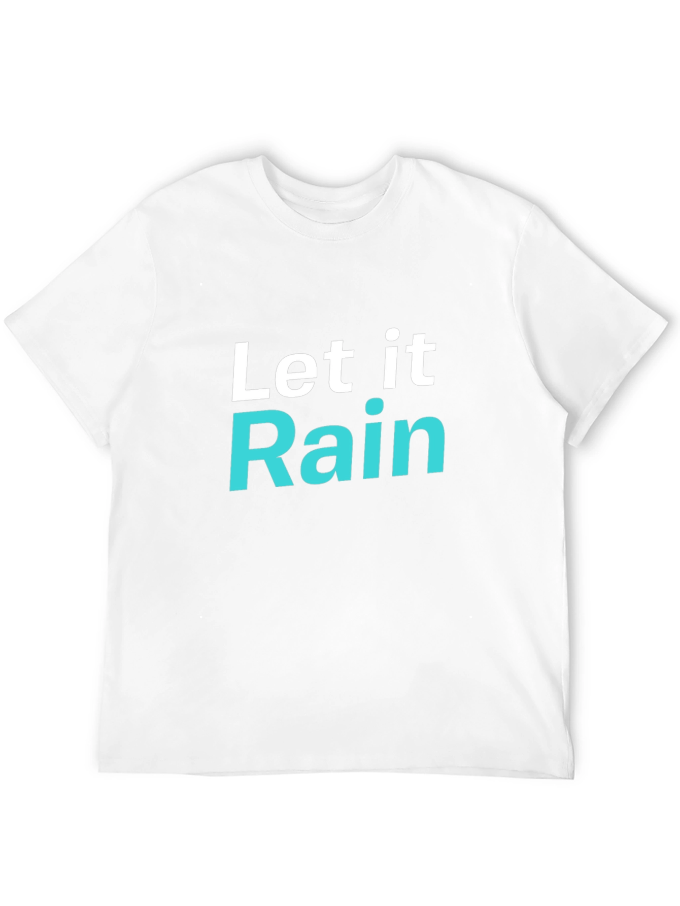 Black Let it Rain Graphic T-Shirt - Trendy Tee view 12