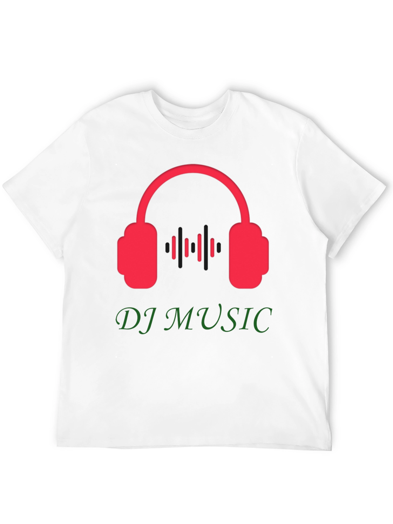 Black DJ Music Graphic Tee - Black T-Shirt view 12