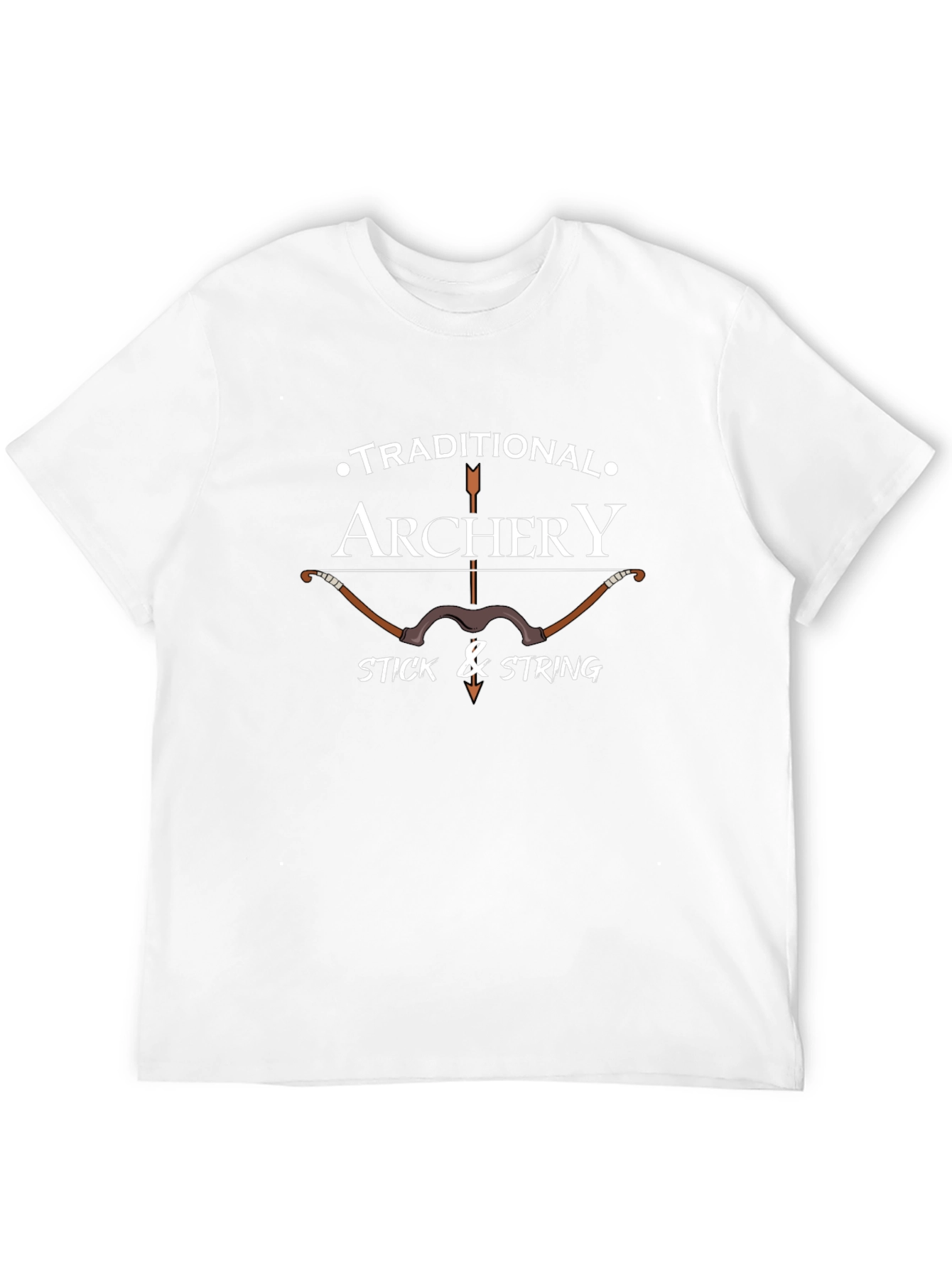 Black Traditional Archery Graphic T-Shirt view 12