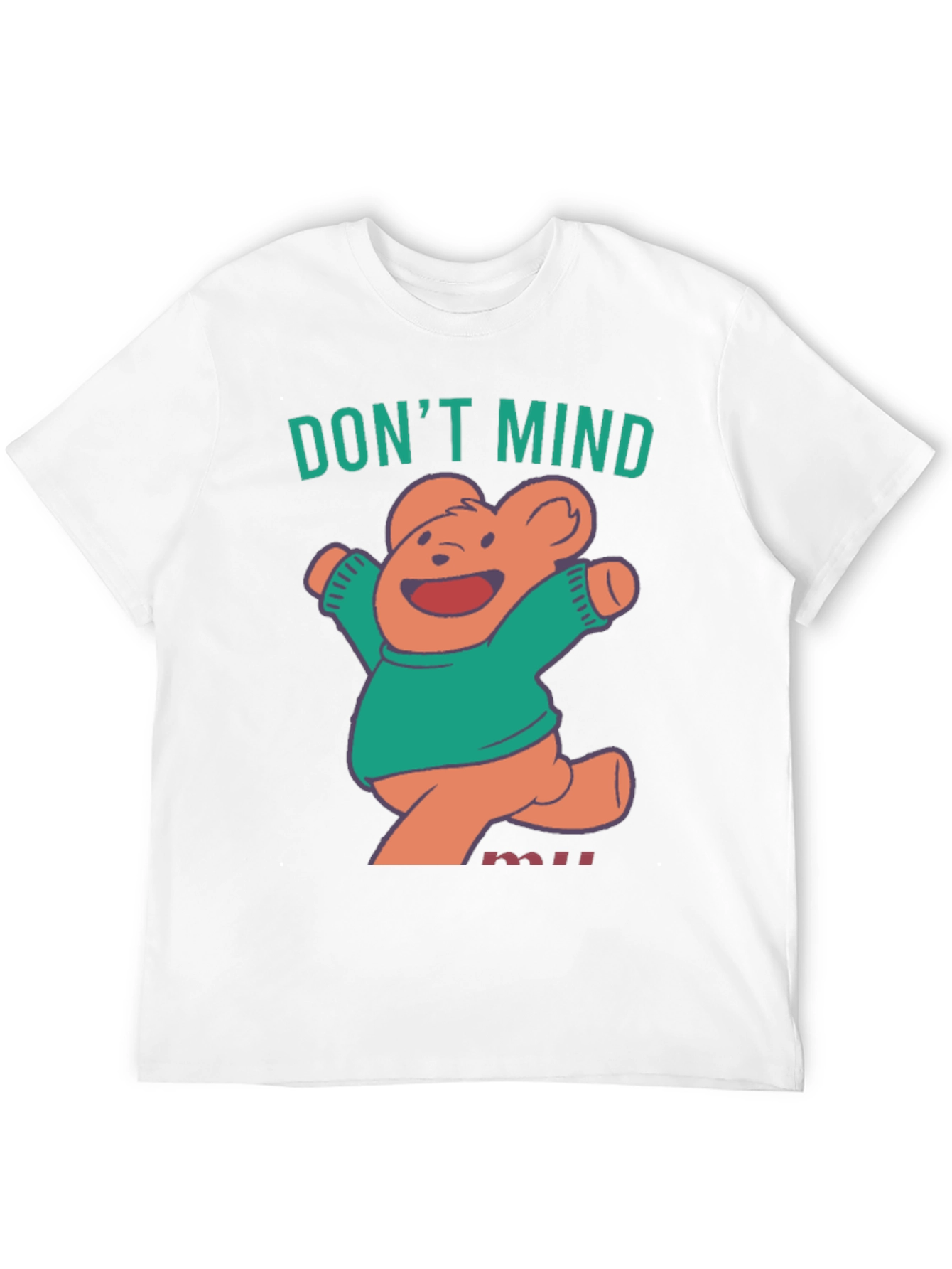 Black Don't Mind Me Bear T-Shirt view 12