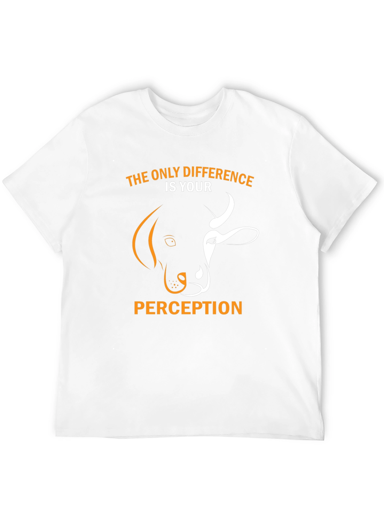 Black Dog or Cow? Perception Graphic T-Shirt view 12