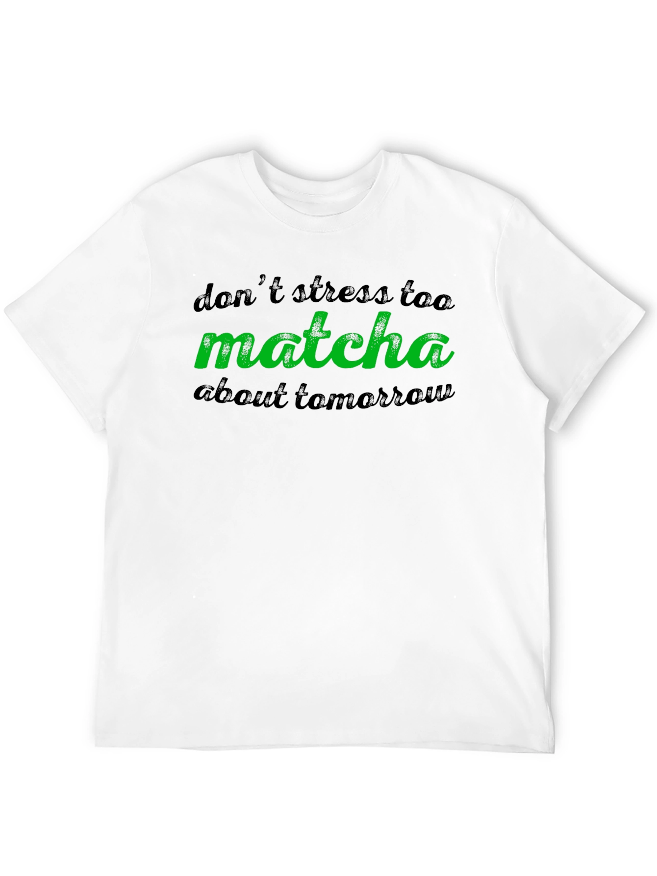 Black Don't Stress Matcha Tee view 12
