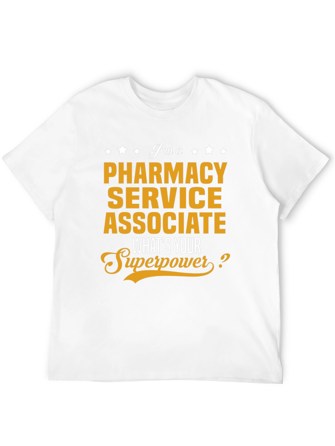 Black Pharmacy Service Associate Superpower T-Shirt view 12
