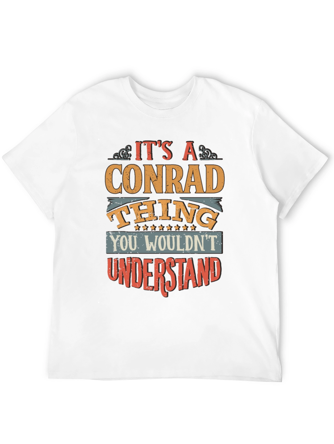 Black It's a Conrad Thing T-Shirt view 12