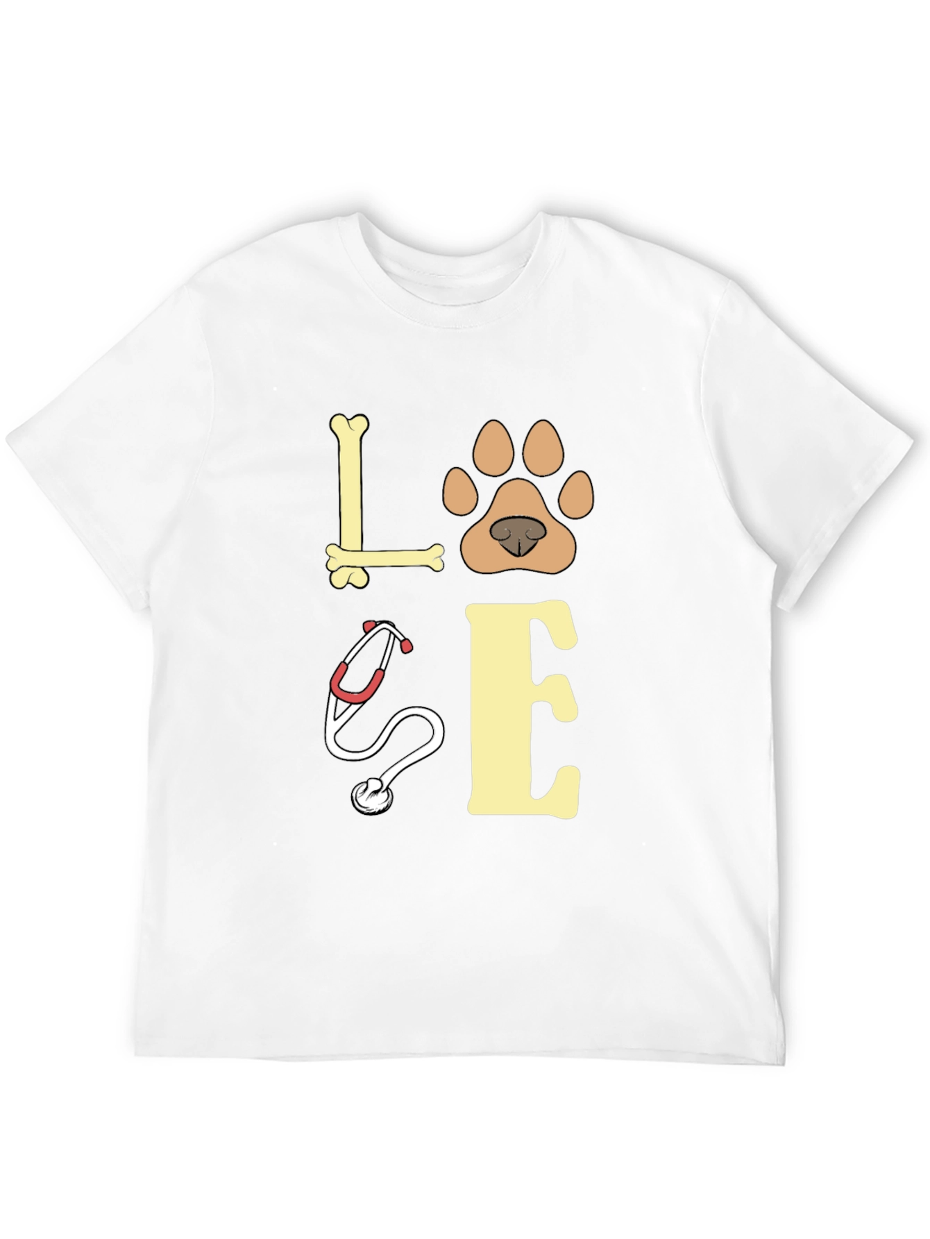 Black Love Veterinarian T-Shirt view 12