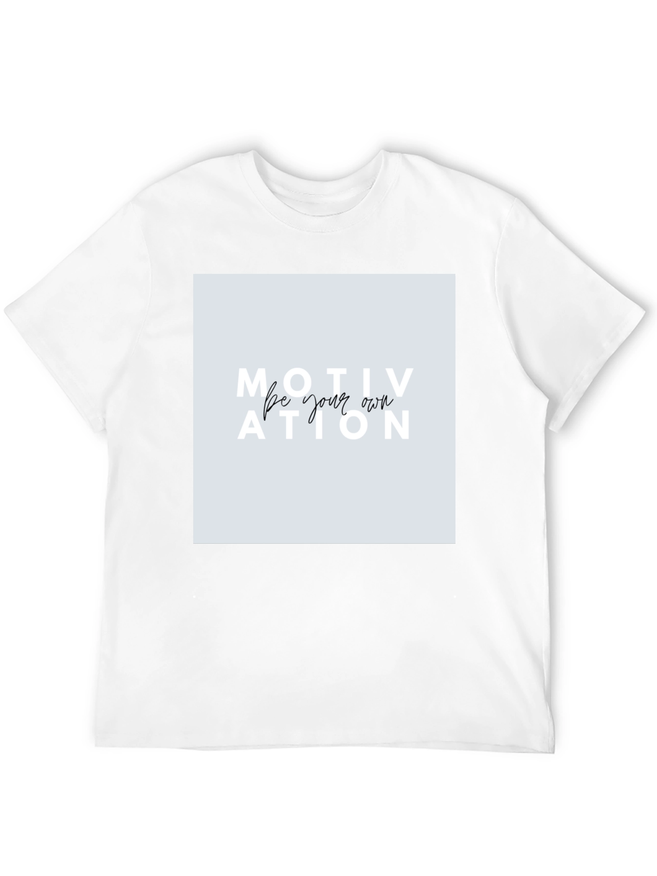 Black Motivational Graphic Tee - Be Your Own Motivation view 12