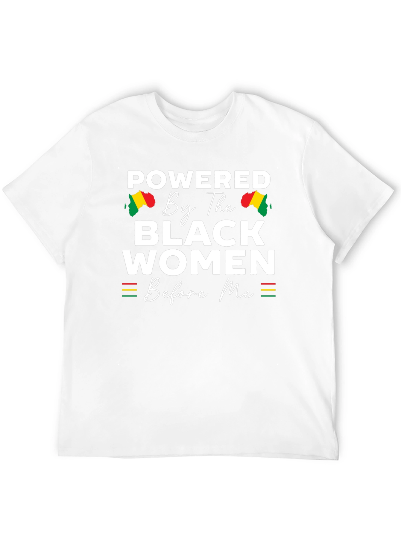 Black Powered By Black Women T-Shirt view 12