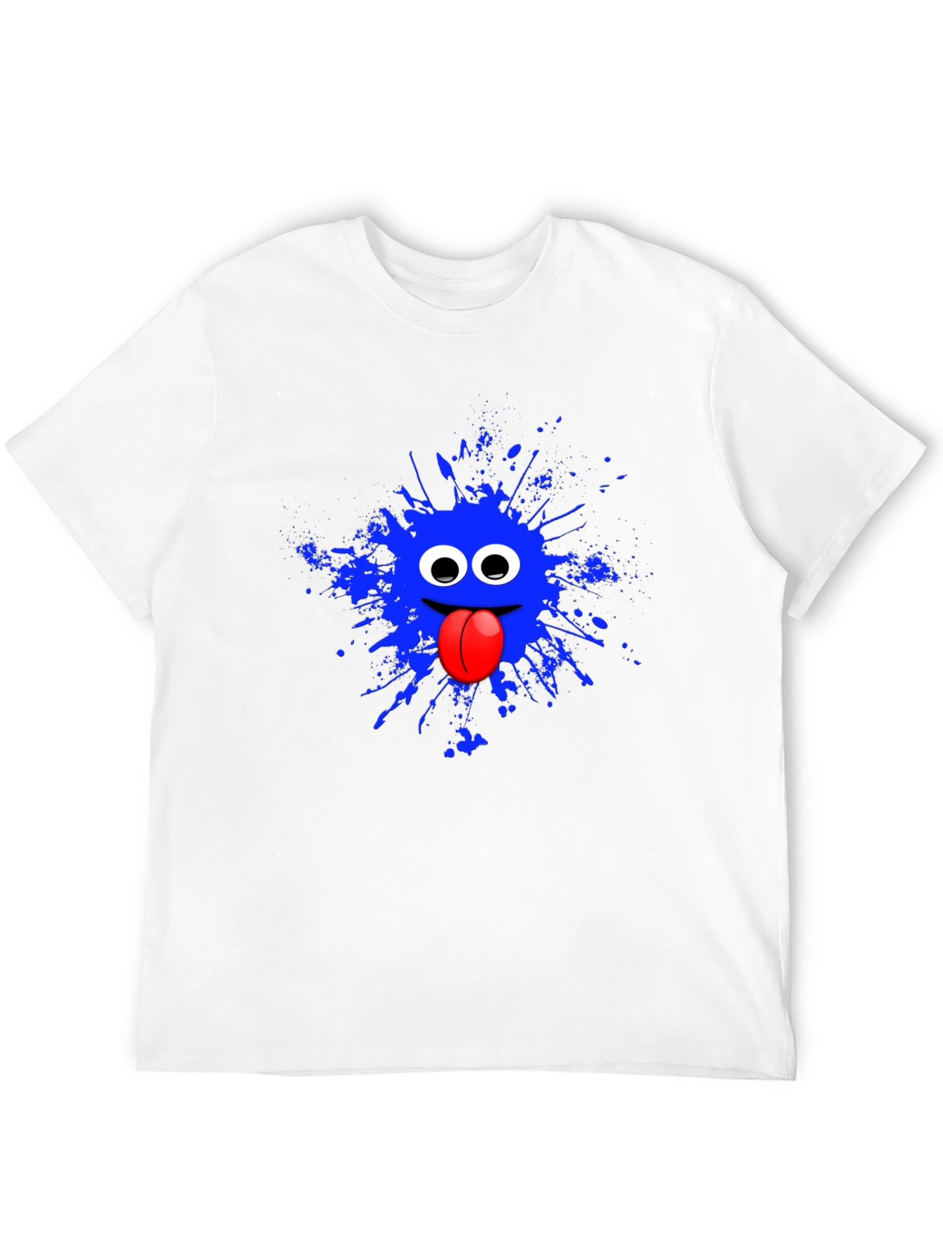 Black Monster Splatter Graphic Tee - Fun & Unique Design view 12