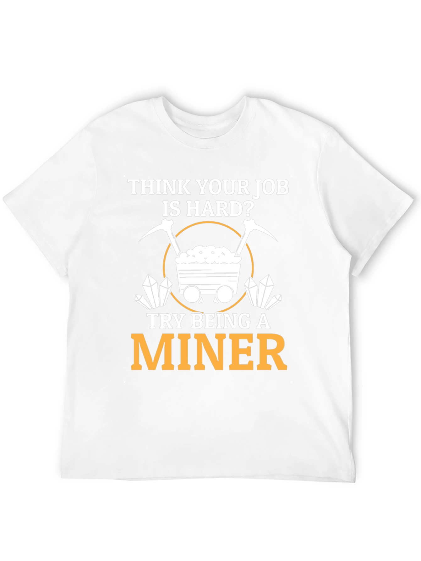 Black Miner T-Shirt - Hard Job Graphic Tee view 12