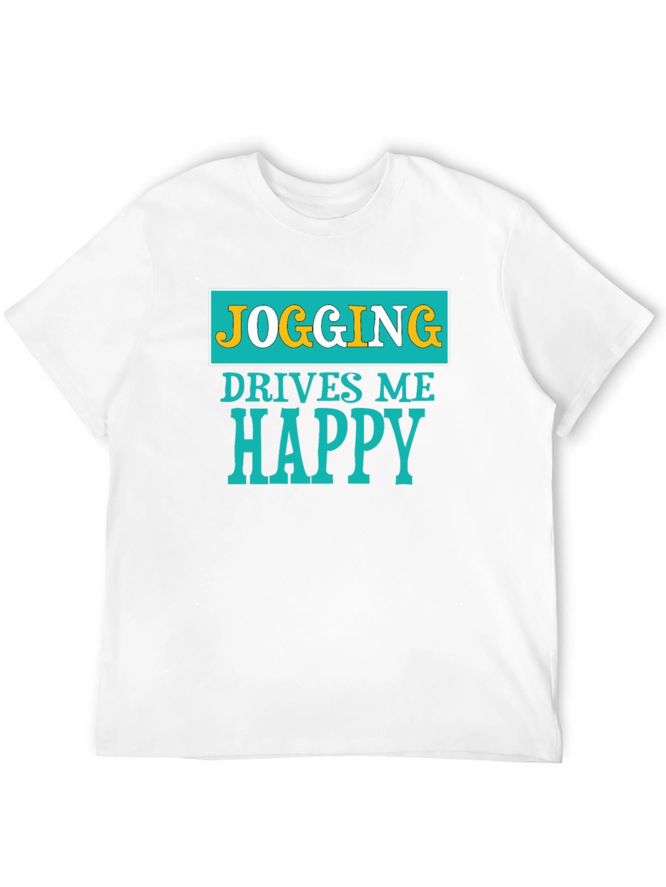 Jogging Drives Me Happy Graphic T-Shirt - 12