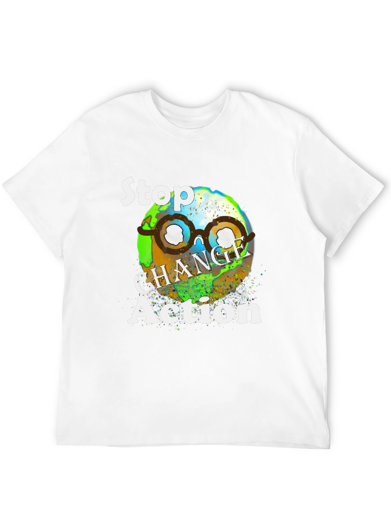 Black Stop Change T-Shirt view 12