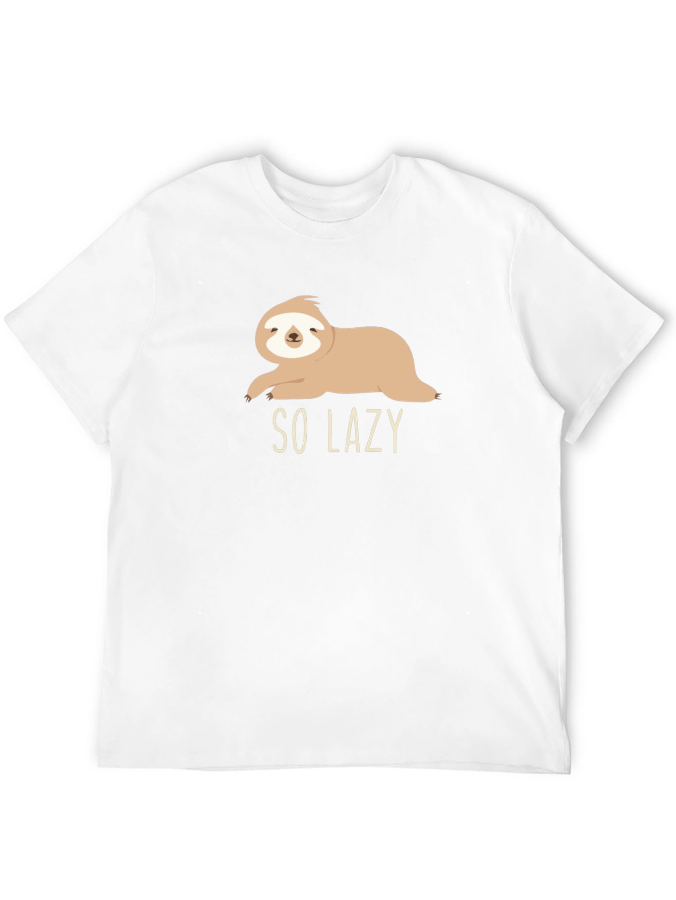 Black So Lazy Sloth Graphic Tee - Comfy Casual Style view 12