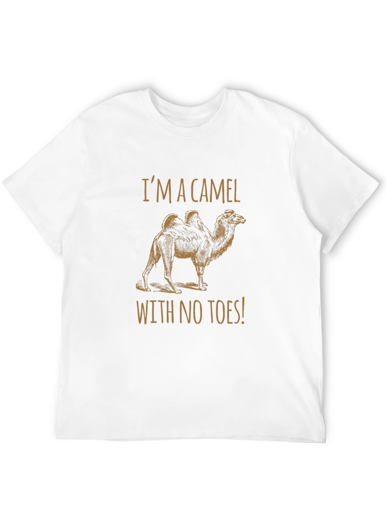 Black Funny Camel No Toes Black Graphic T-Shirt view 12