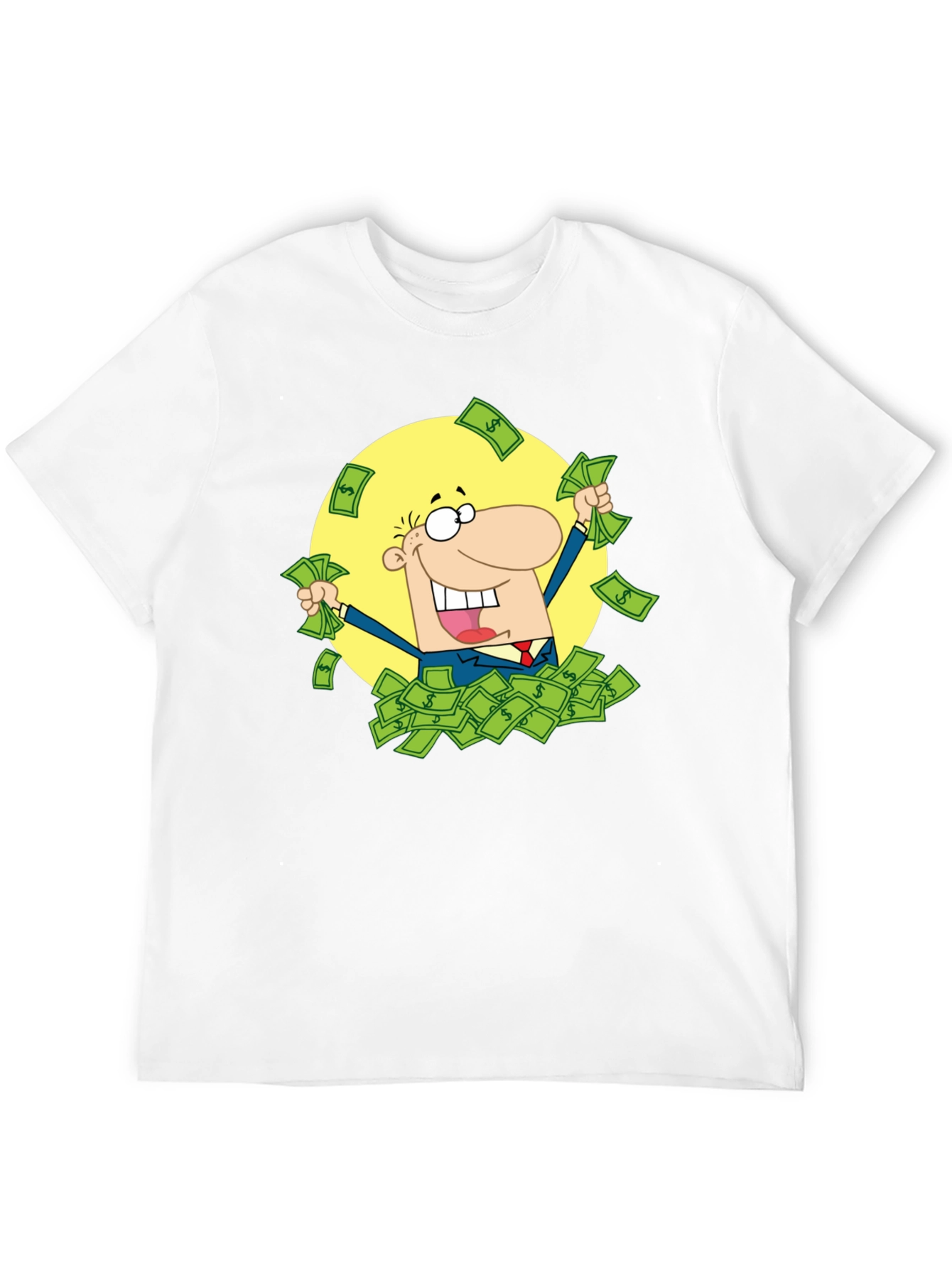 Black Money Man Black T-Shirt view 12