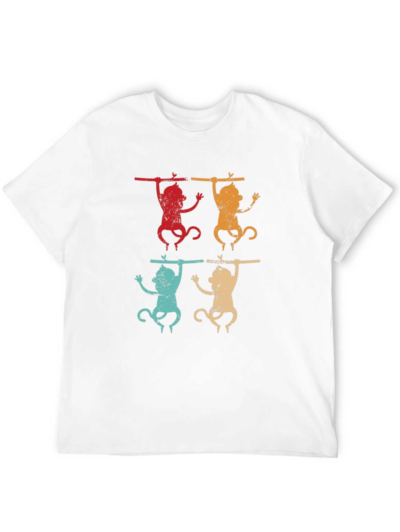 Retro Monkey T-Shirt, Vintage Style - 12