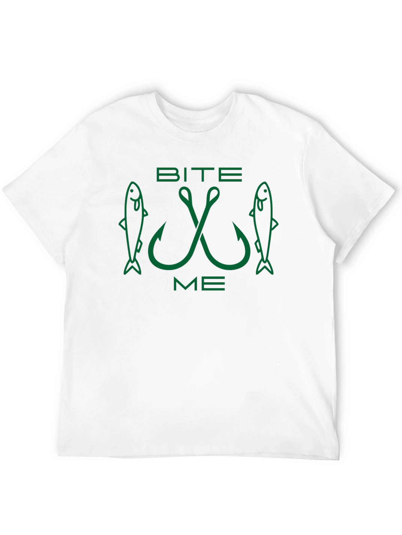 Black Bite Me Fishing T-Shirt - Angler Humor view 12