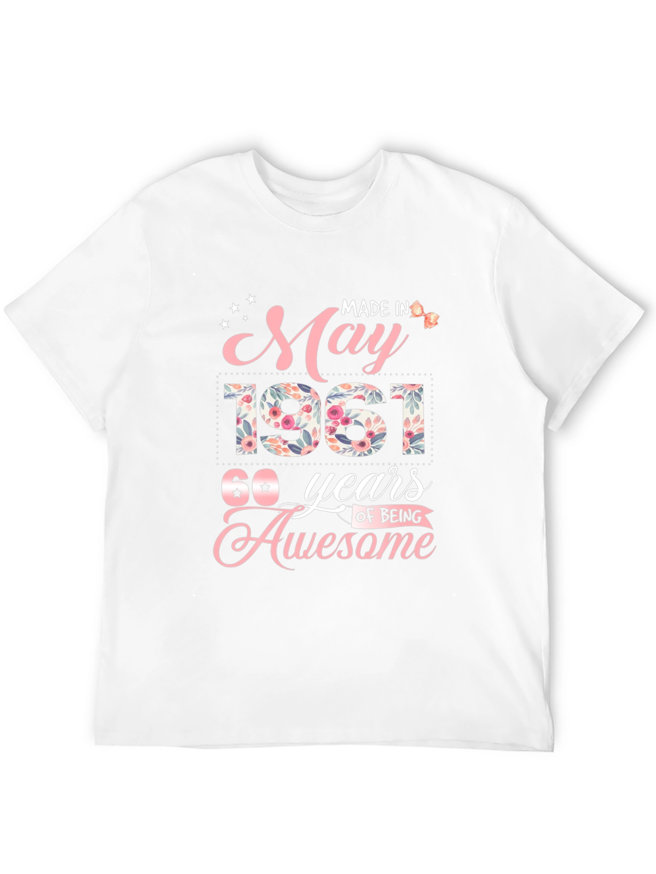 Black May 1961 60th Birthday Awesome T-Shirt view 12