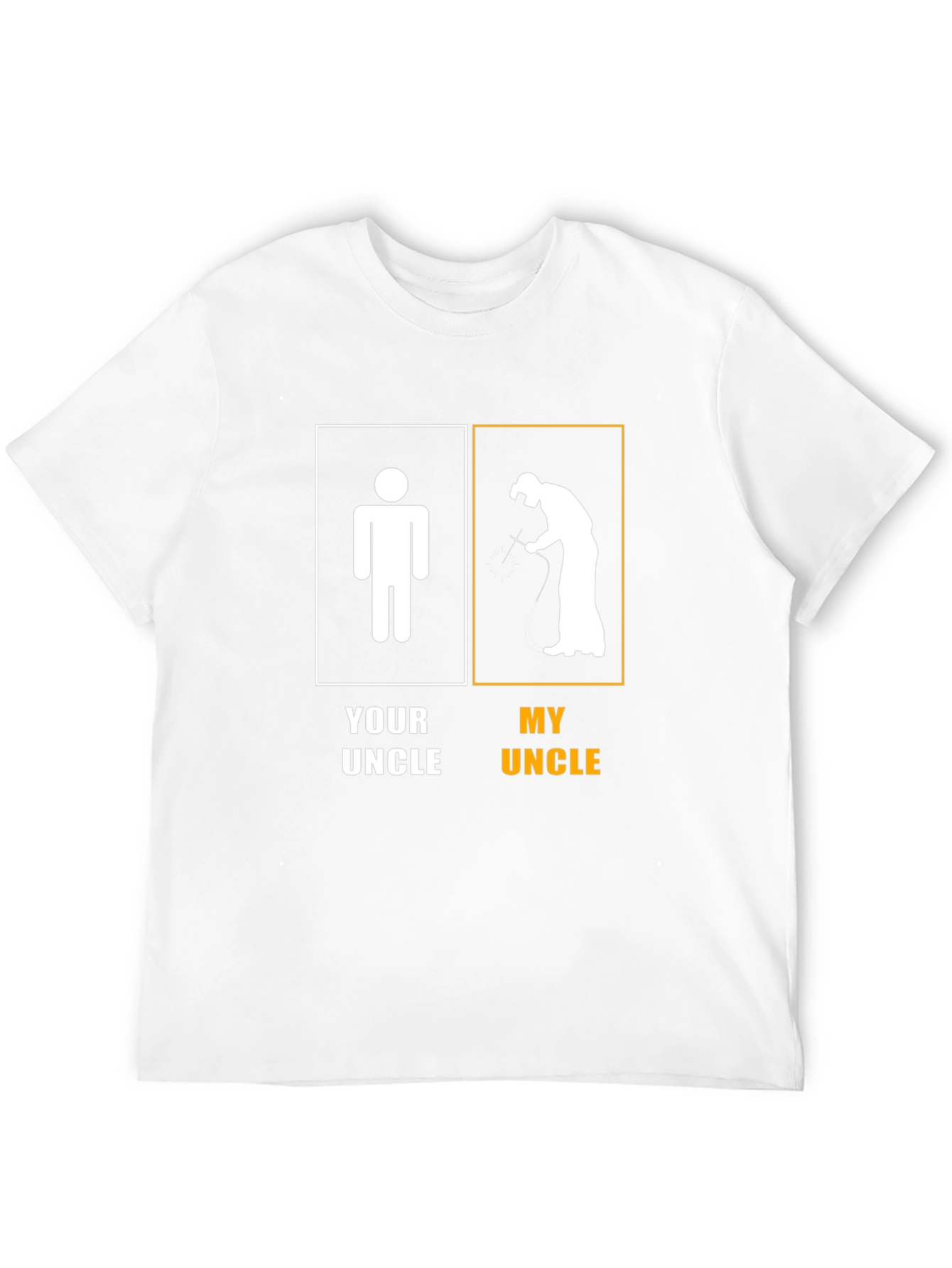 Black Humorous Uncle T-Shirt: 'Your Uncle' vs 'My Uncle' view 12