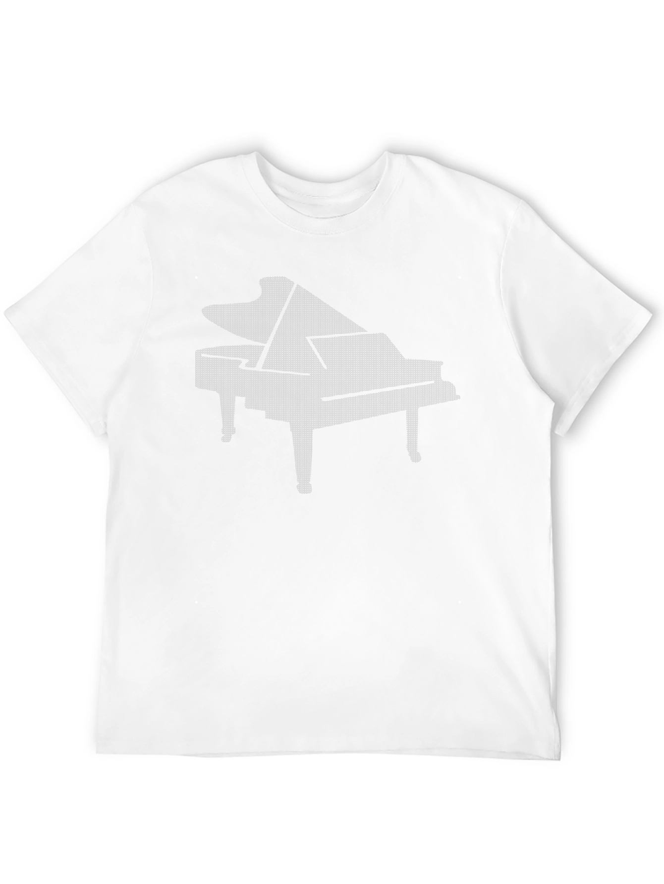 Black Piano Graphic T-Shirt - Cool Music Lover Tee view 12