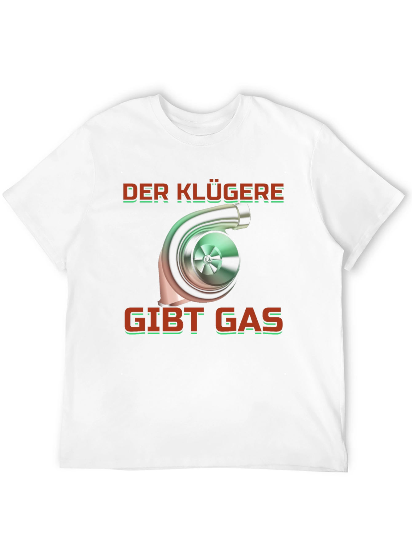 Black Der Klügere Gibt Gas Turbo T-Shirt view 12