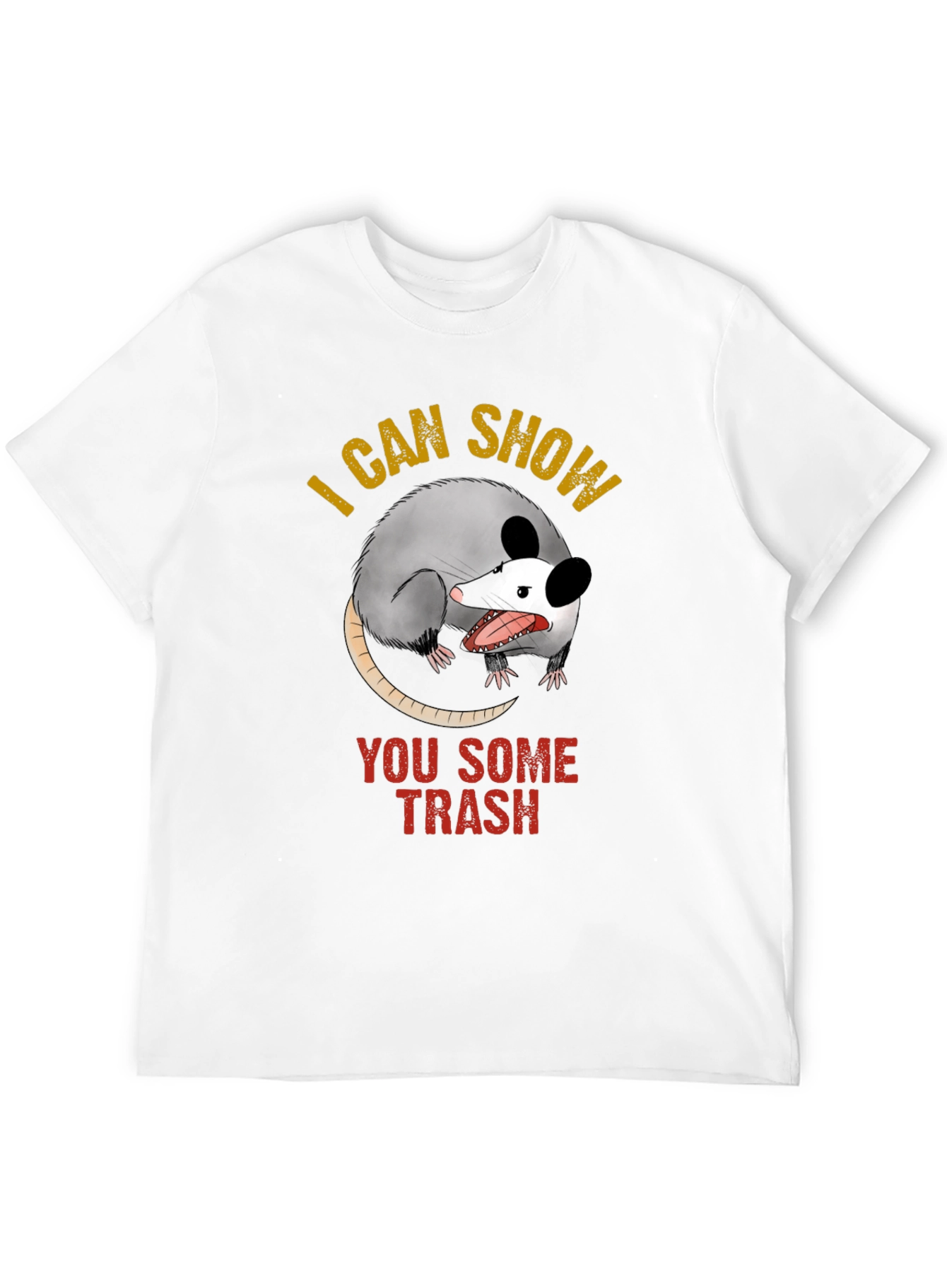 Black I Can Show You Some Trash Graphic T-Shirt view 12