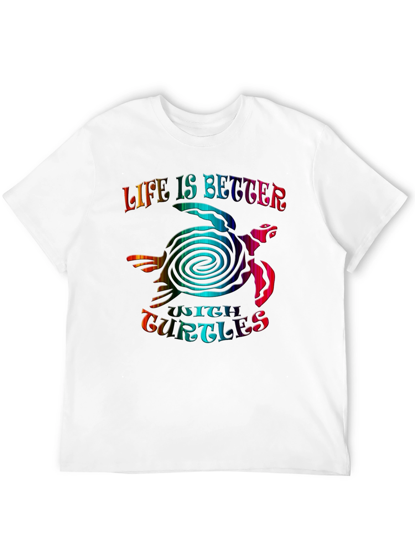 Black Life is Better With Turtles Graphic Tee view 12