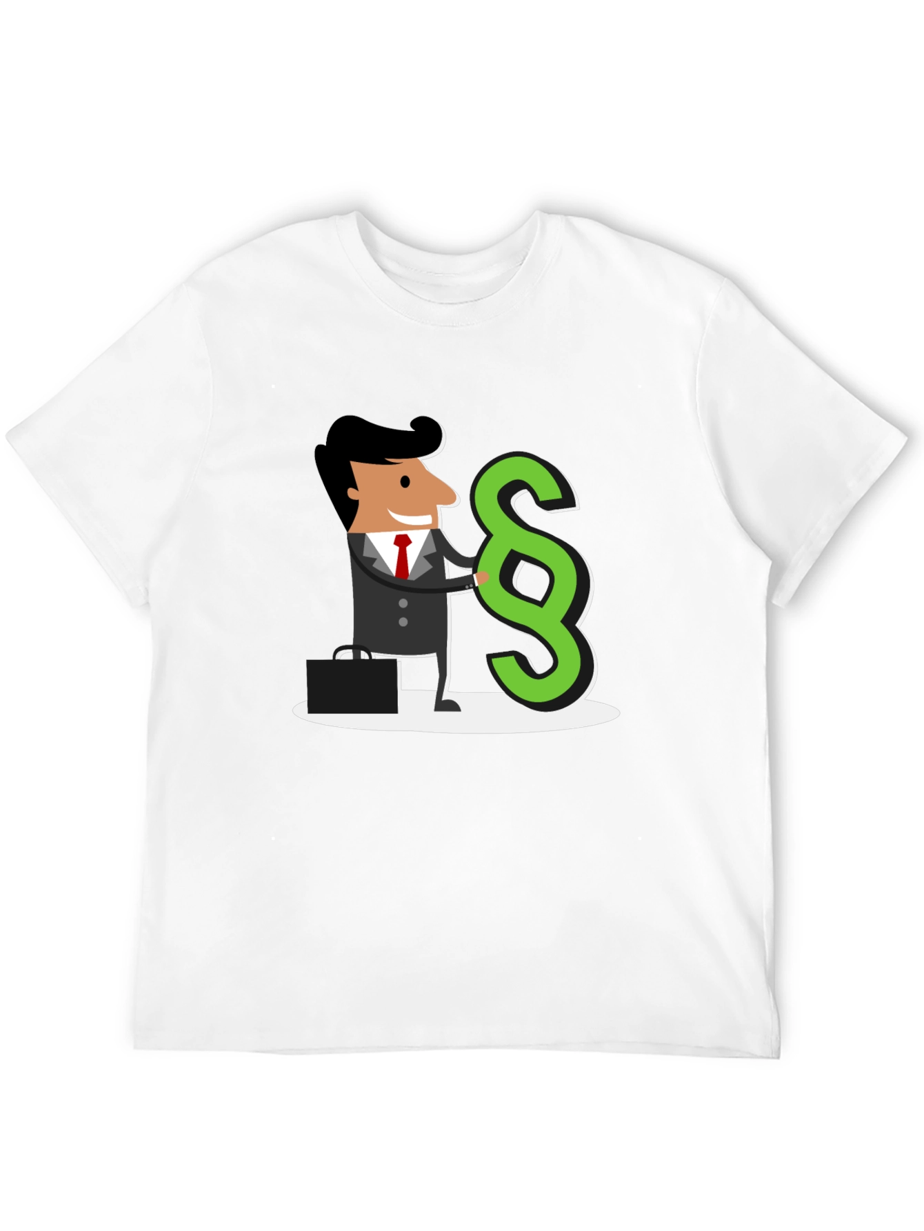Black Lawyer Paragraph Symbol Graphic T-Shirt view 12