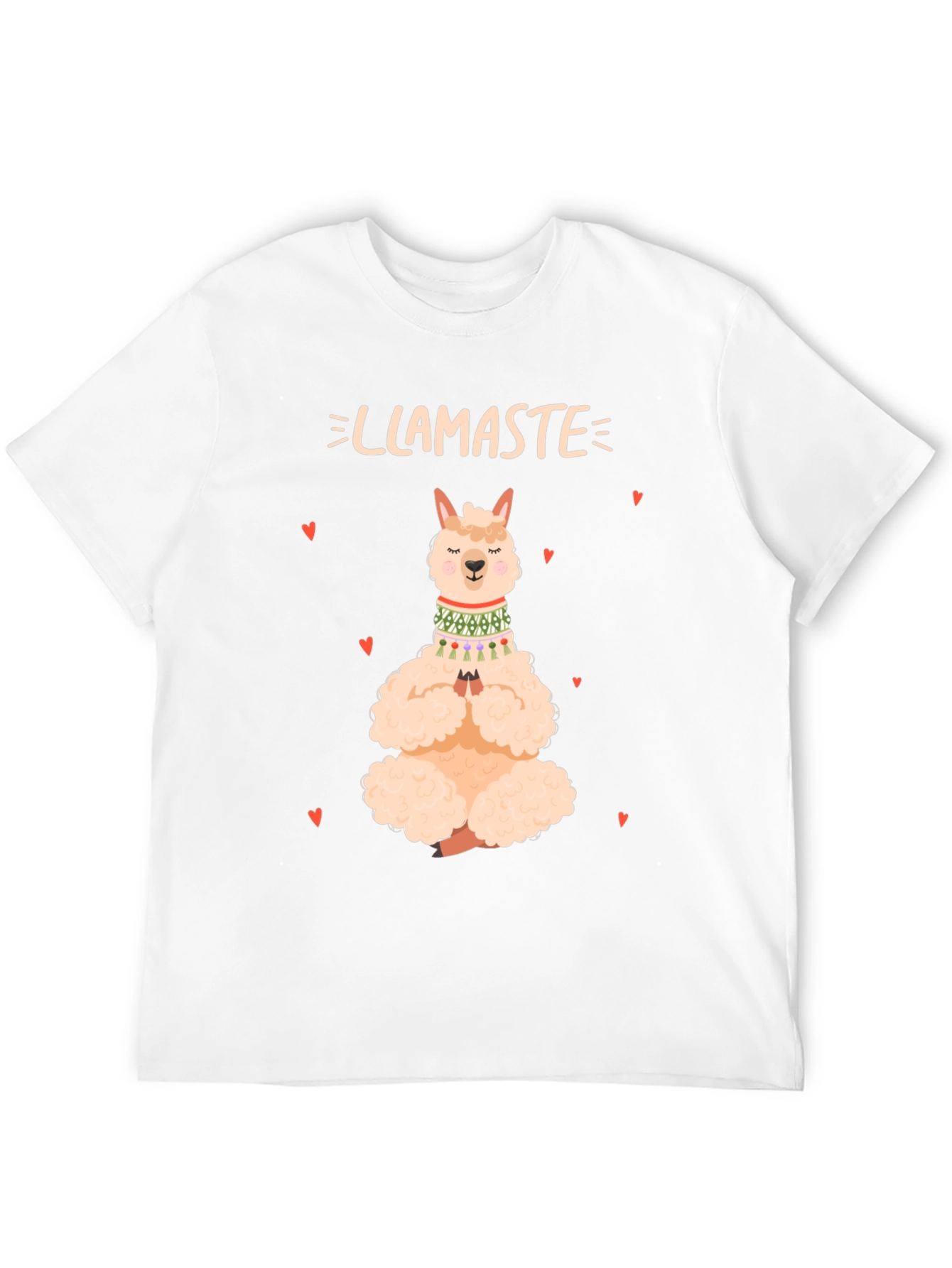 Black Llamaste Yoga T-Shirt - Funny Llama Namaste Tee view 12