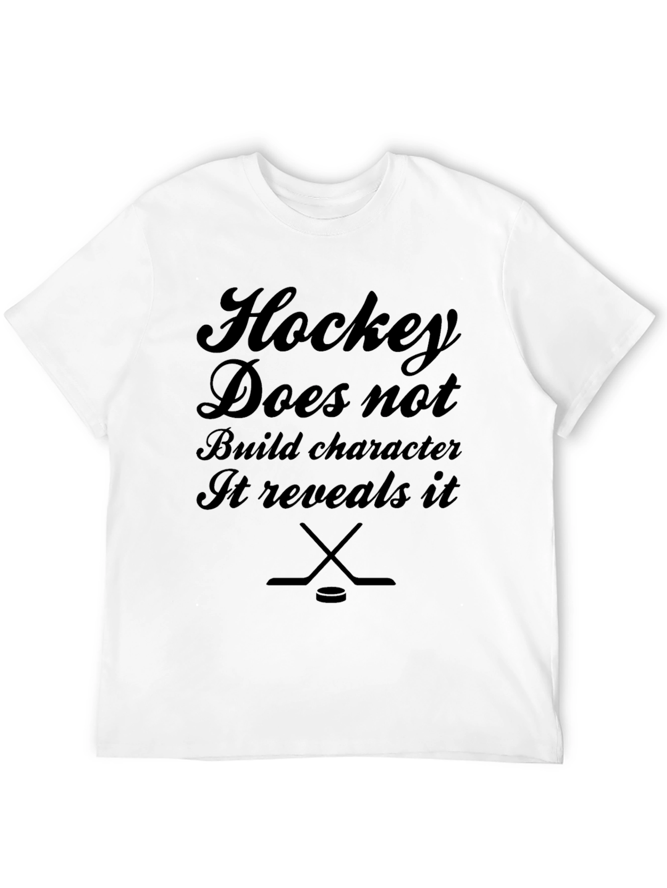 Black Hockey Reveals Character T-Shirt view 12