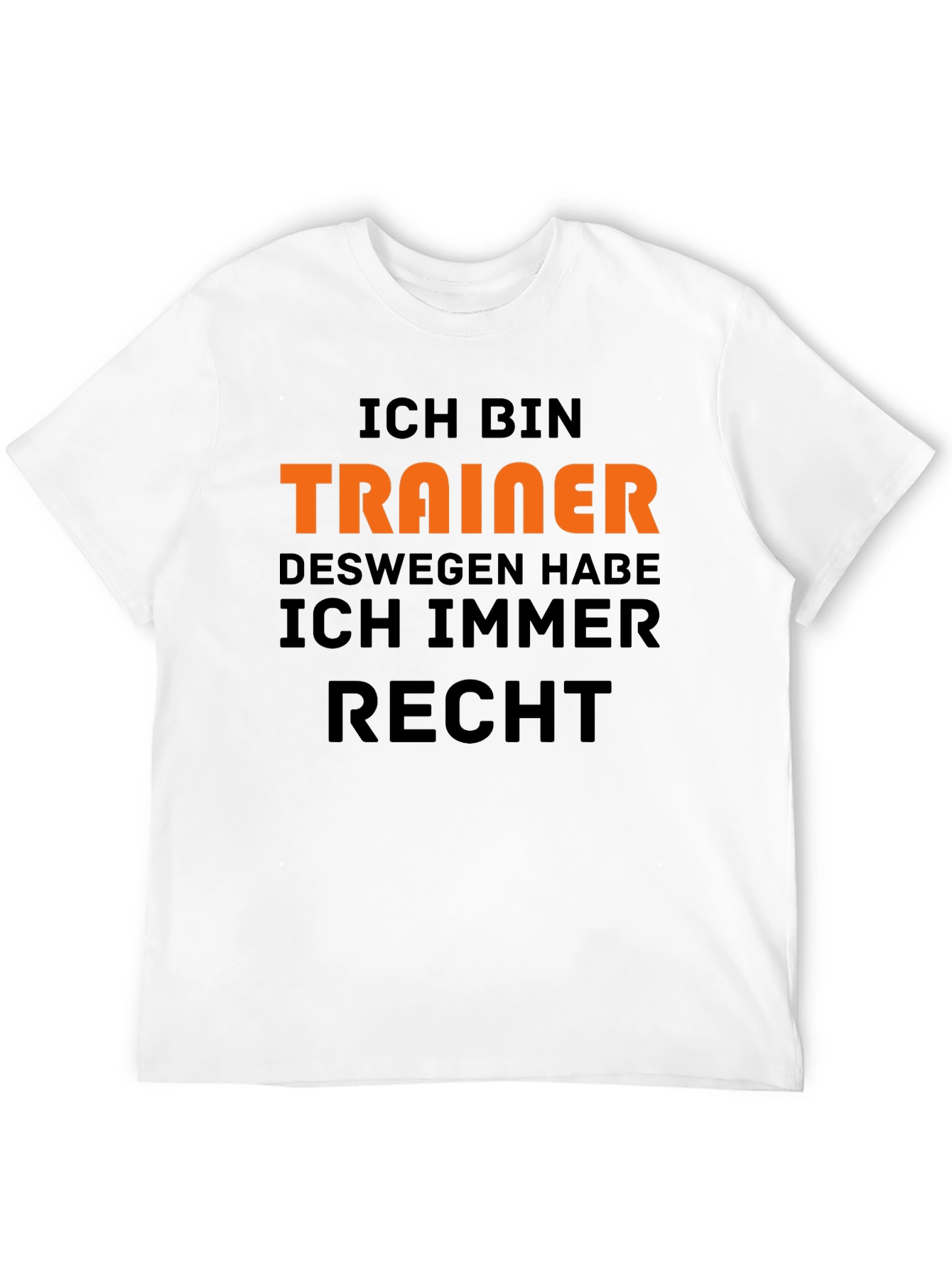 Black Ich Bin Trainer T-Shirt - Because I'm Right! view 12