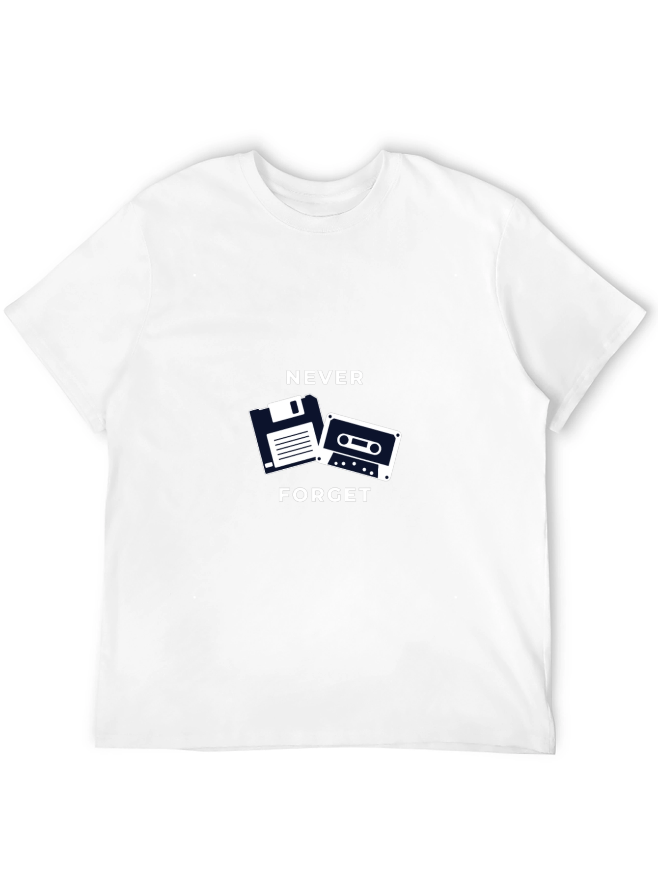 Black Never Forget Retro Tech T-Shirt view 12