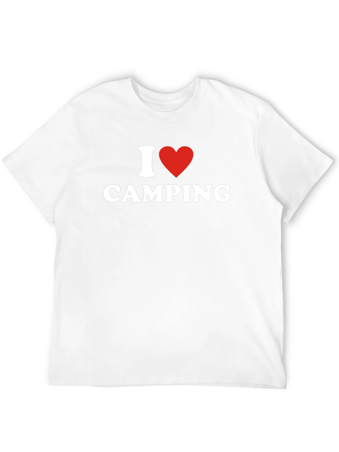 Black I Love Camping T-Shirt - Soft Cotton Graphic Tee view 12