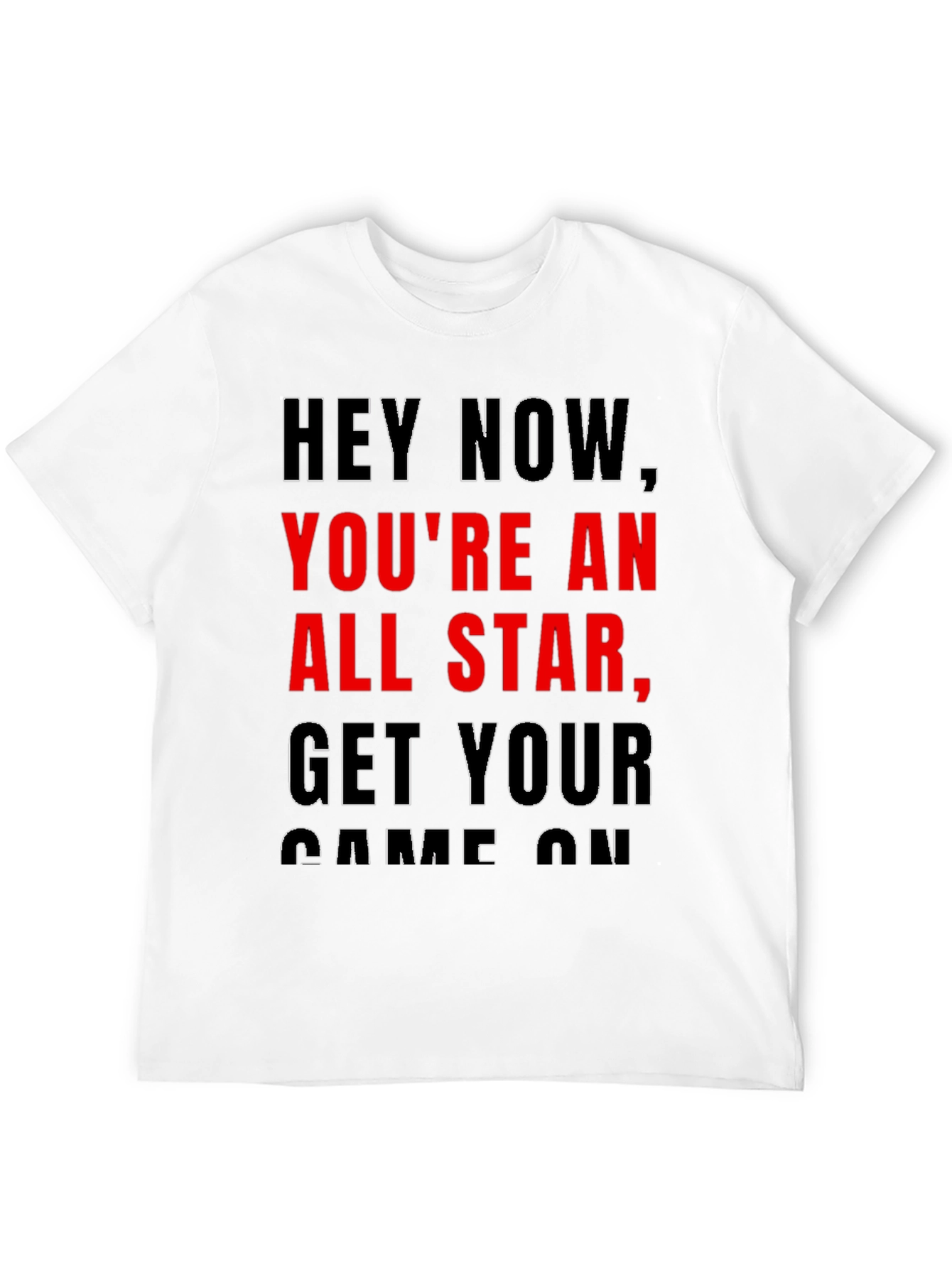 Black Hey Now You're an All-Star T-Shirt view 12