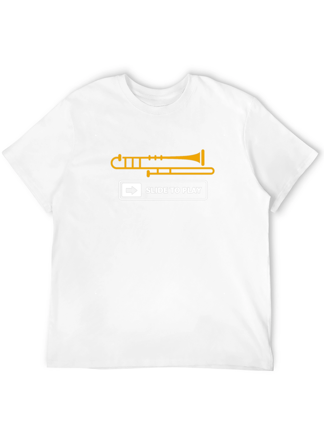 Black Slide to Play Trombone T-Shirt view 12
