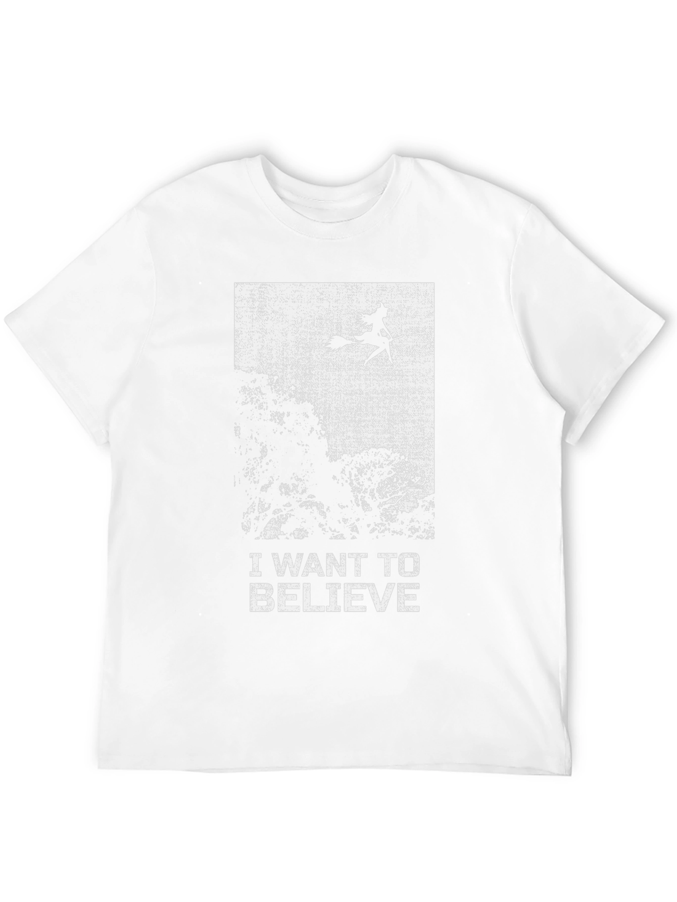 Black I Want To Believe Witch T-Shirt - Spooky Season Tee view 12