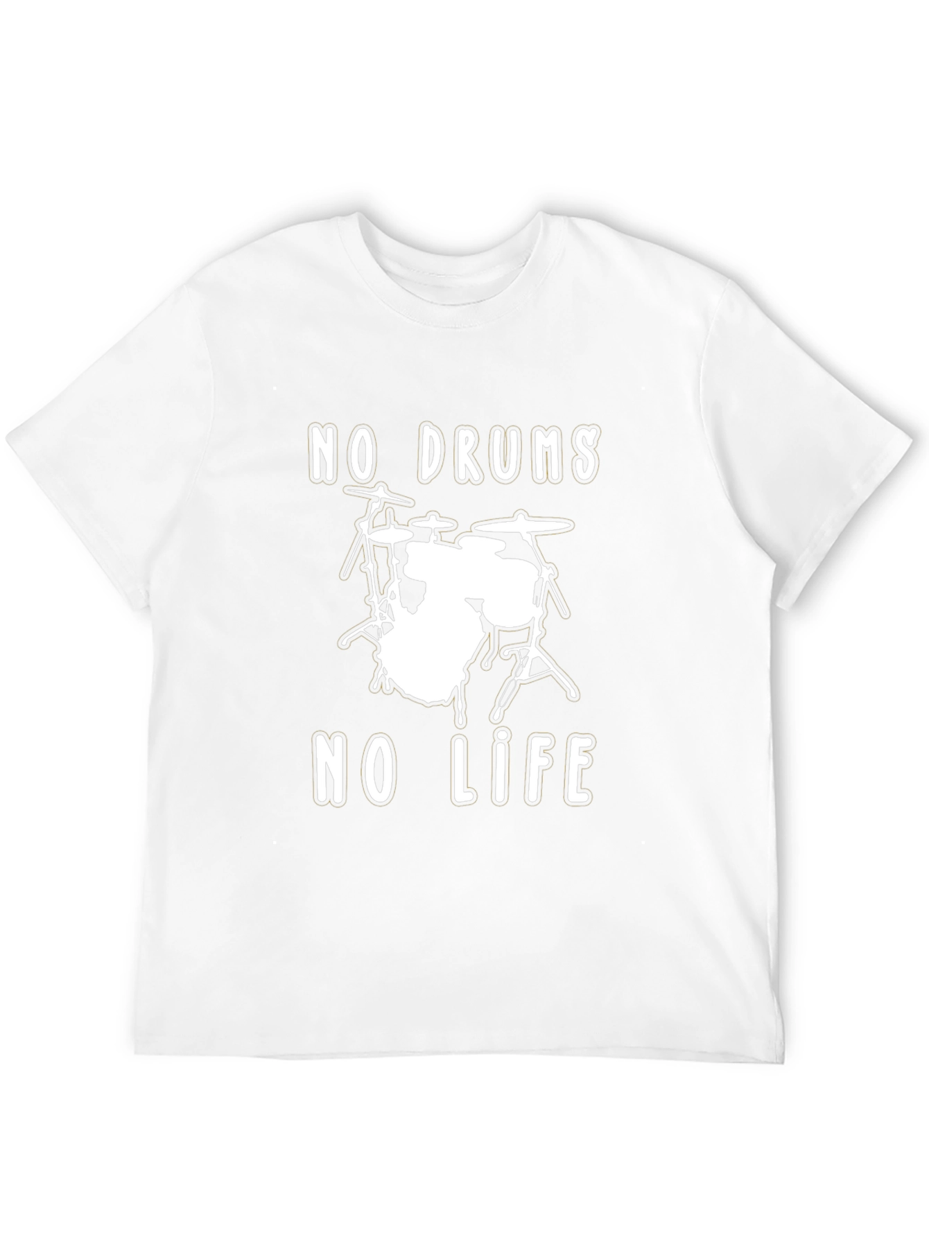 No Drums No Life Graphic Tee - Musician T-Shirt - 12