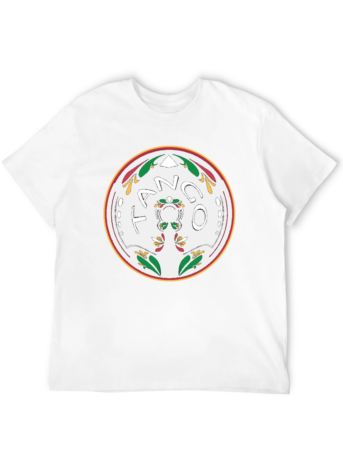 Black Tango Tee - Funky Graphic Design Black T-Shirt view 12