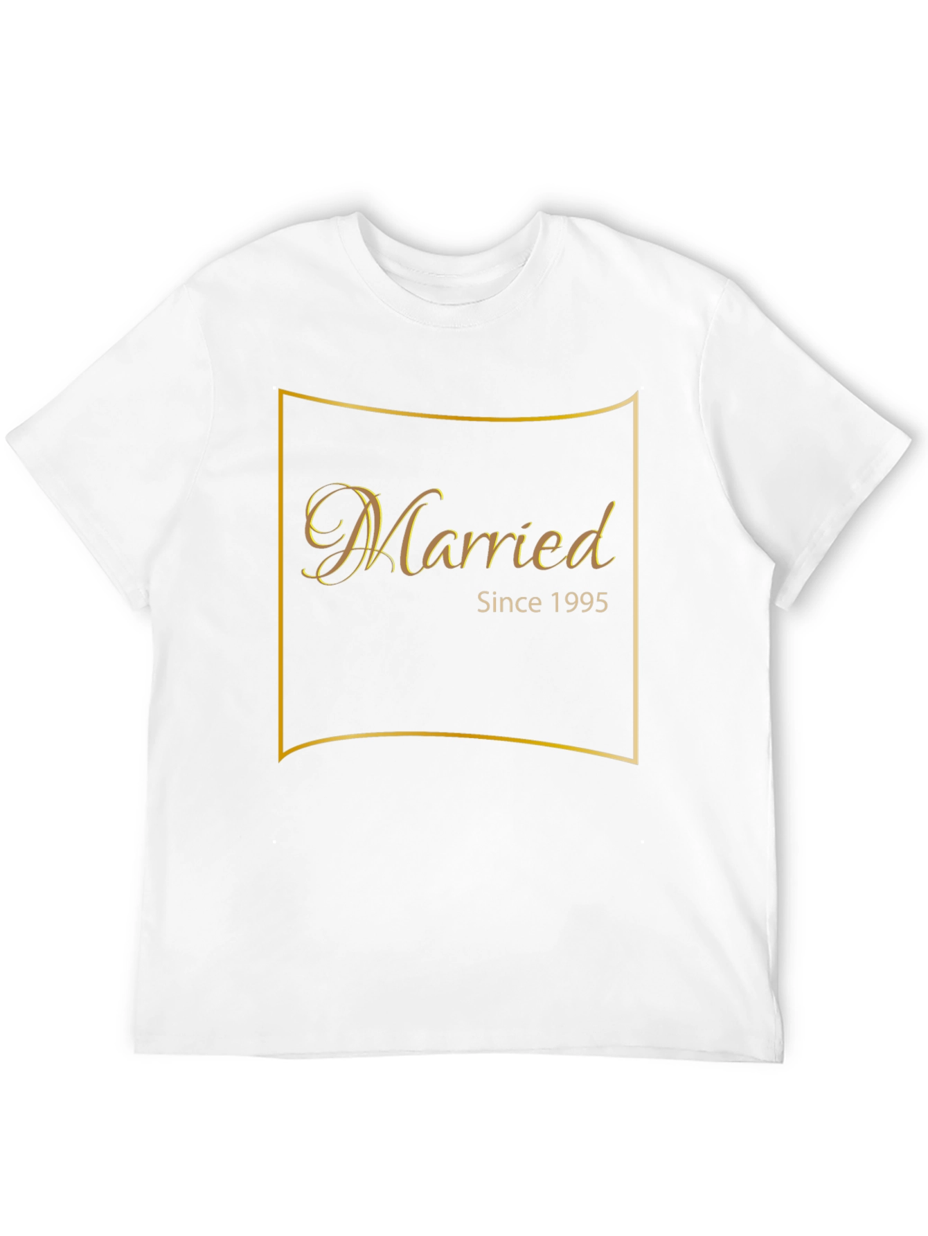 Black Married Since 1995 Black T-Shirt view 12