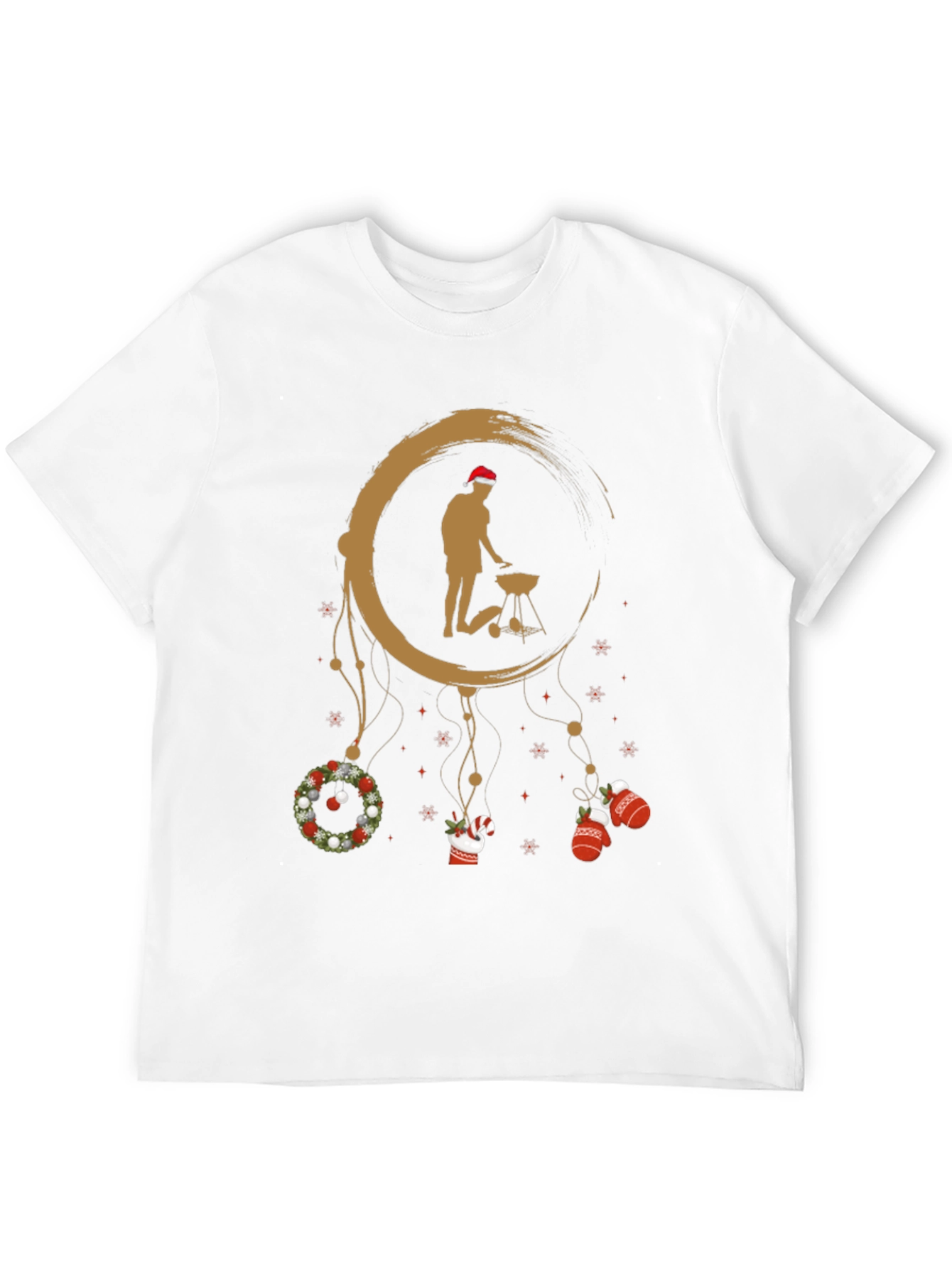 Black Holiday BBQ T-Shirt - Grill Master Dreamcatcher view 12