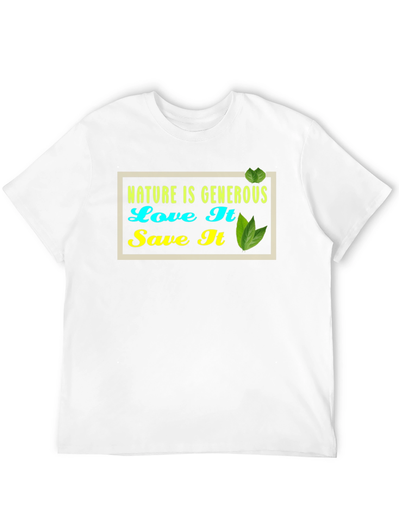 Black Nature is Generous Graphic Tee -  Eco-Friendly Style view 12