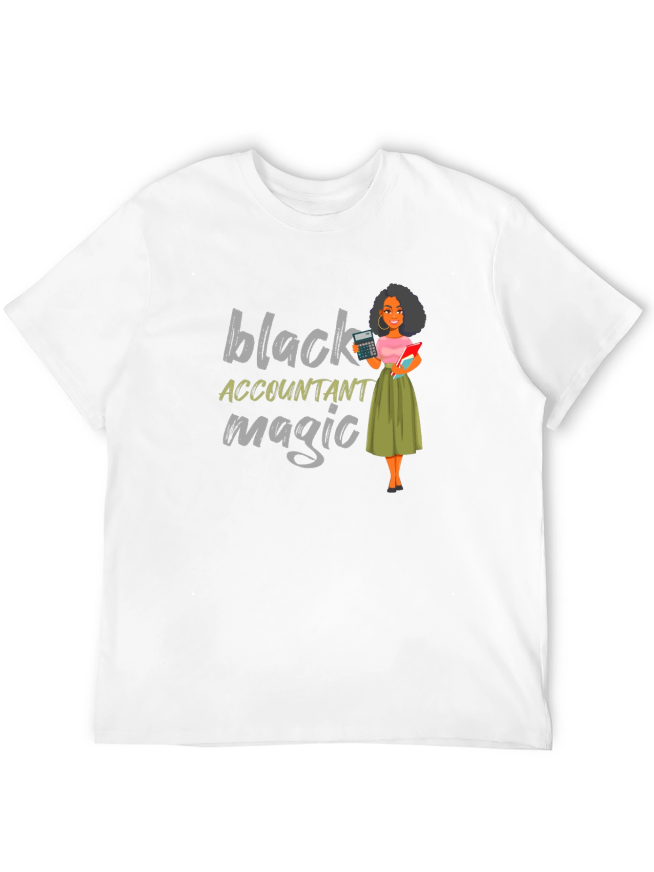 Black Black Accountant Magic T-Shirt view 12