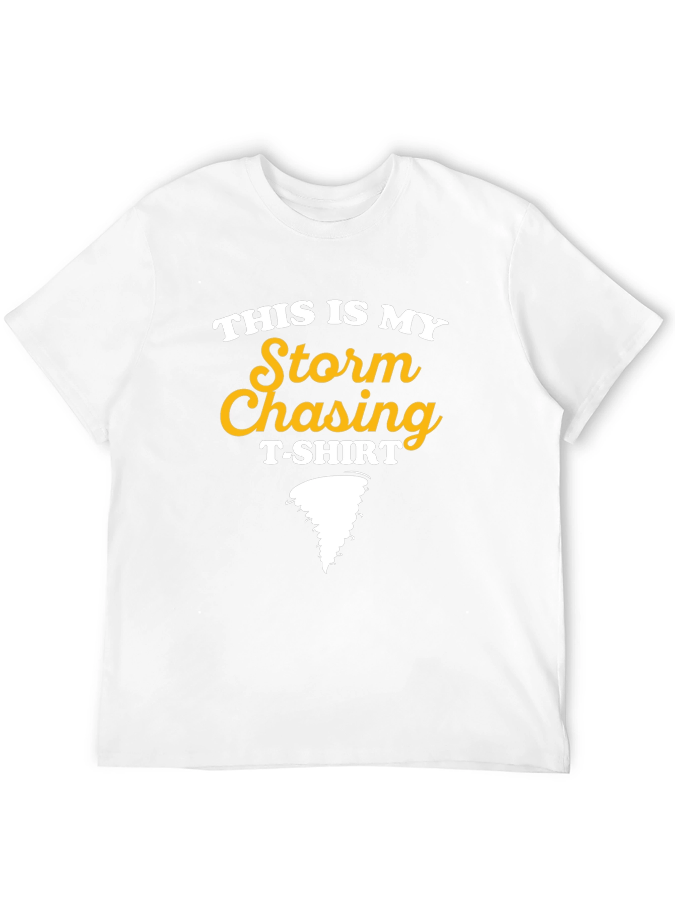 Black Storm Chasing T-Shirt - Novelty Weather Tee view 12